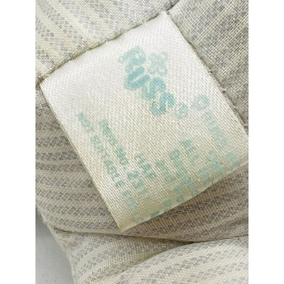 Russ Soft Body Easter Bunny Troll Ears Blue Stripes 9 inch Rabbit - Picture 6 of 6